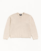 ROLL V NECK SWEATER