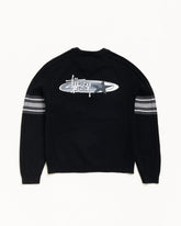 STRIPE RAGLAN CREW