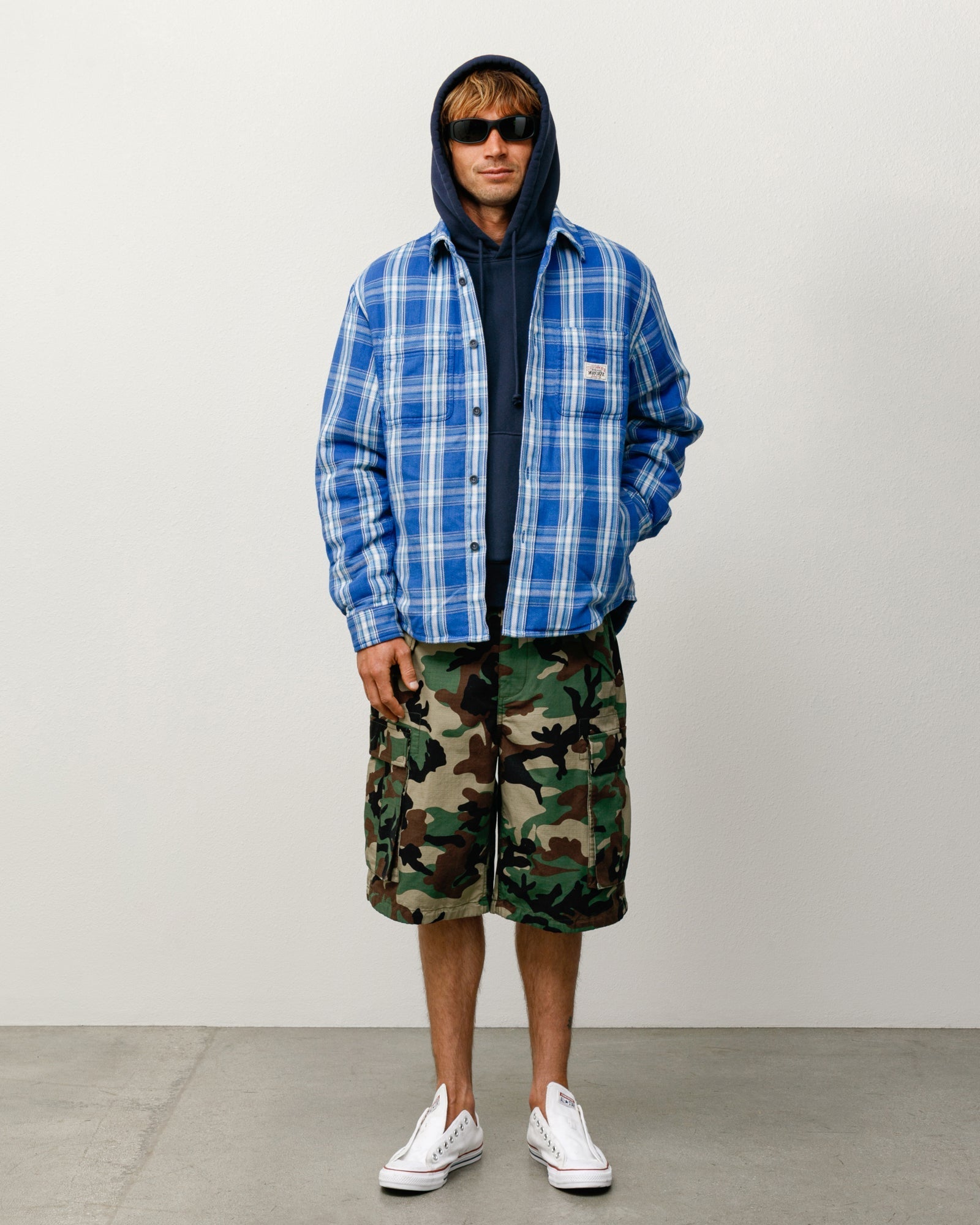 LAU PLAID SHIRT JACKET