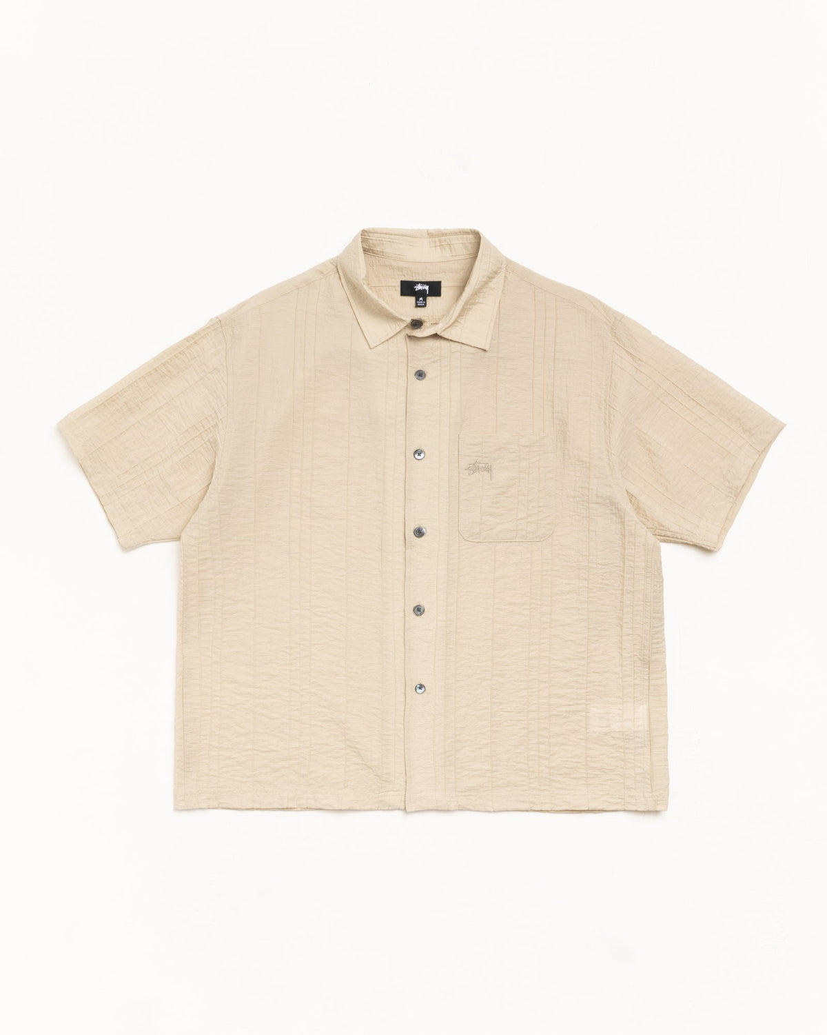 PLEATED TEXTURED SHIRT