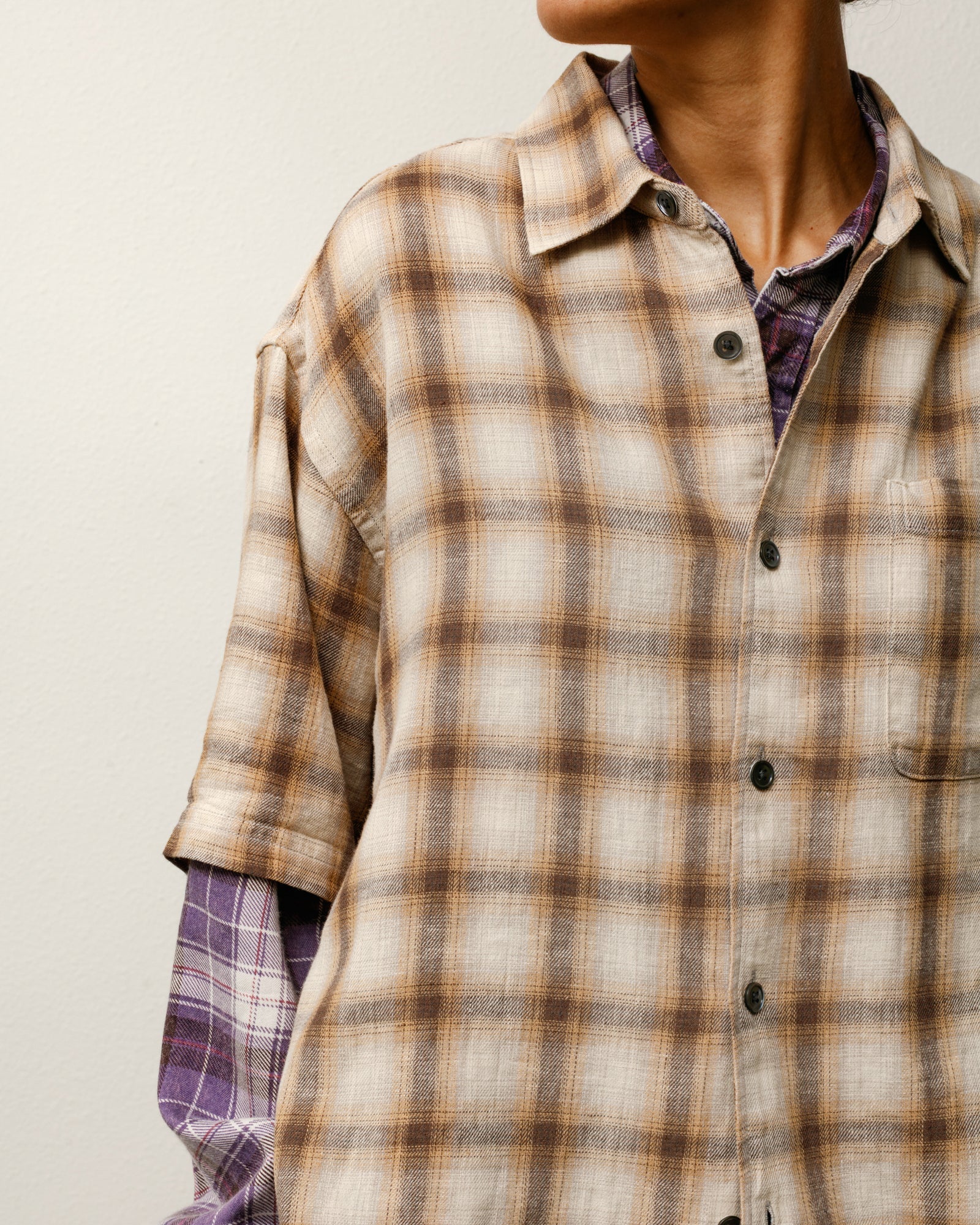 LIAM SS PLAID SHIRT