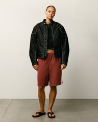 STRIPE JERSEY SHORT