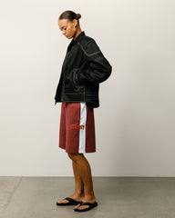 STRIPE JERSEY SHORT
