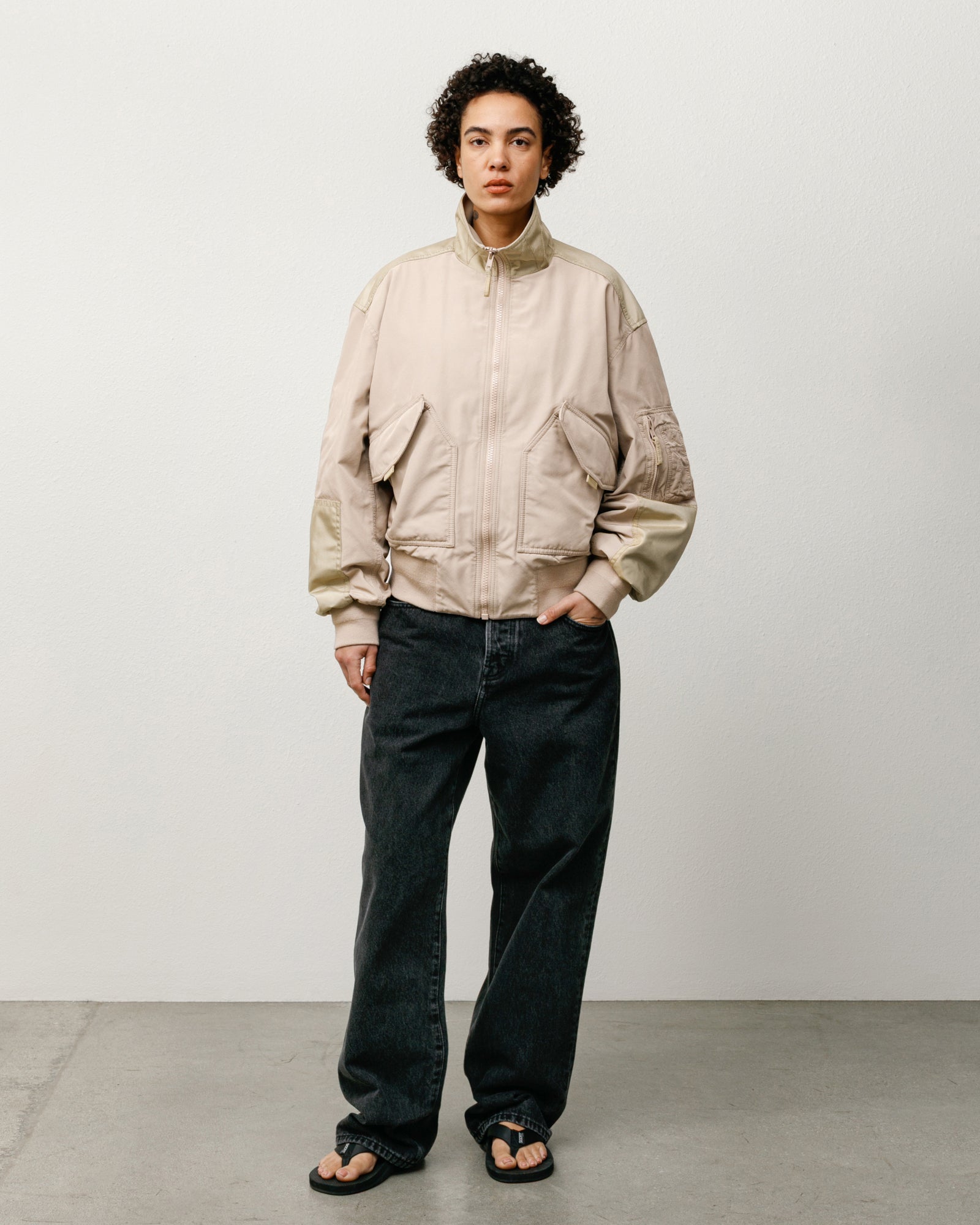 MOCK NECK FLIGHT BOMBER