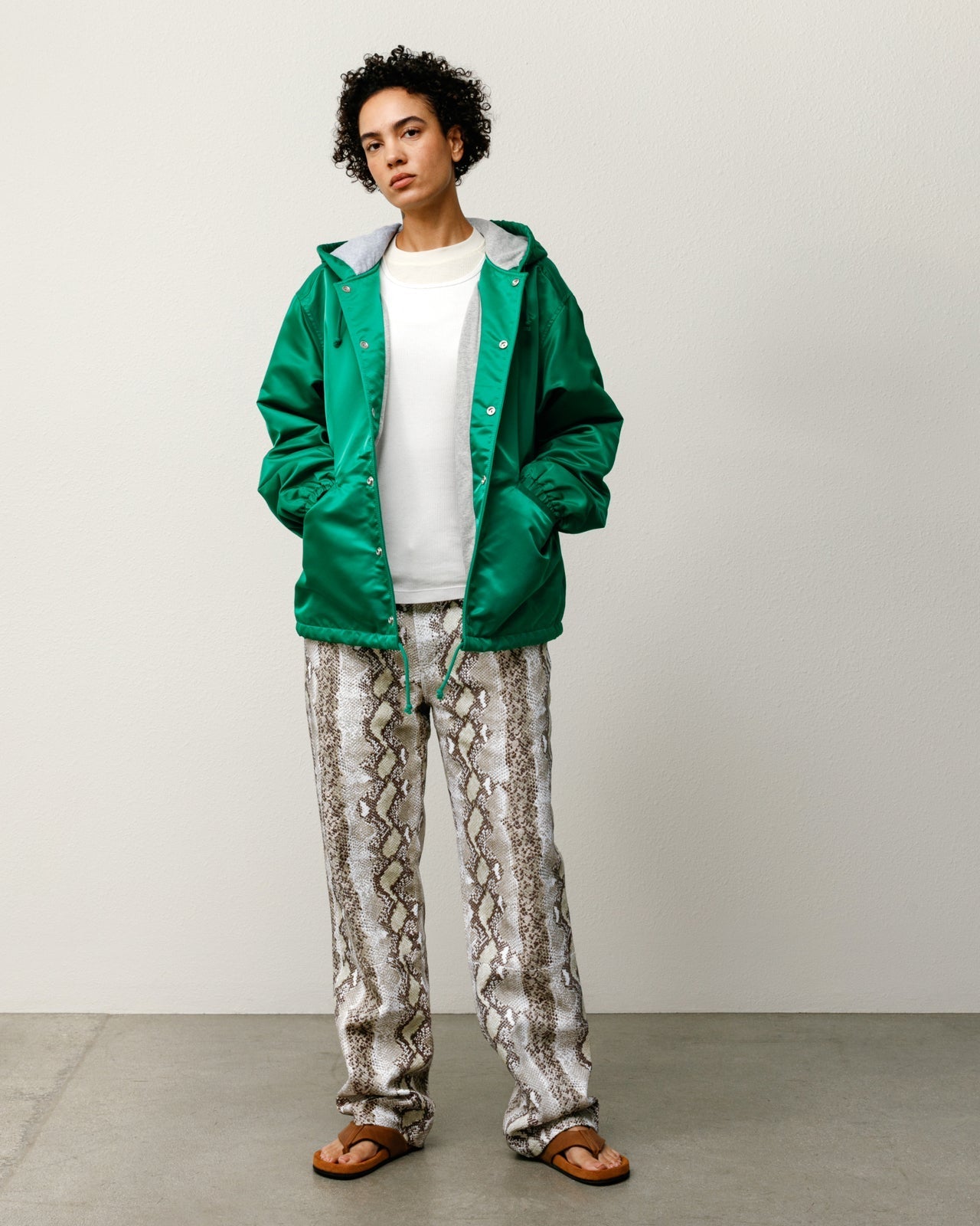 HOODED COACHES JACKET