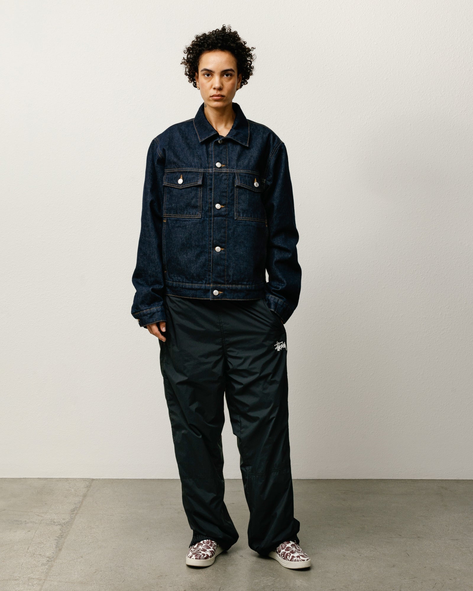 LINED DENIM TRUCKER JACKET