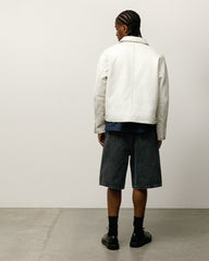 GARAGE JACKET CRACKED LEATHER