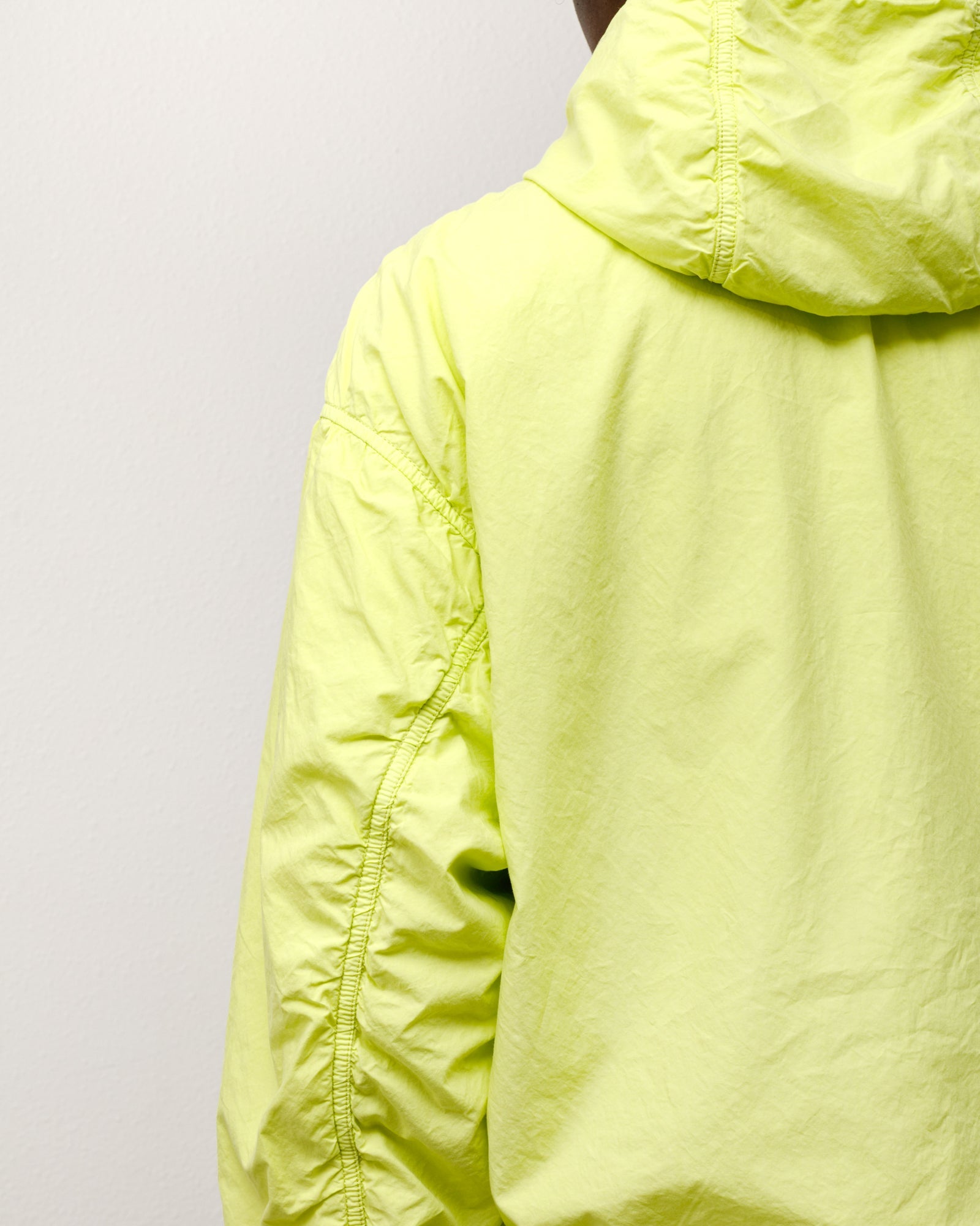 DOUBLE COTTON HOODED JACKET