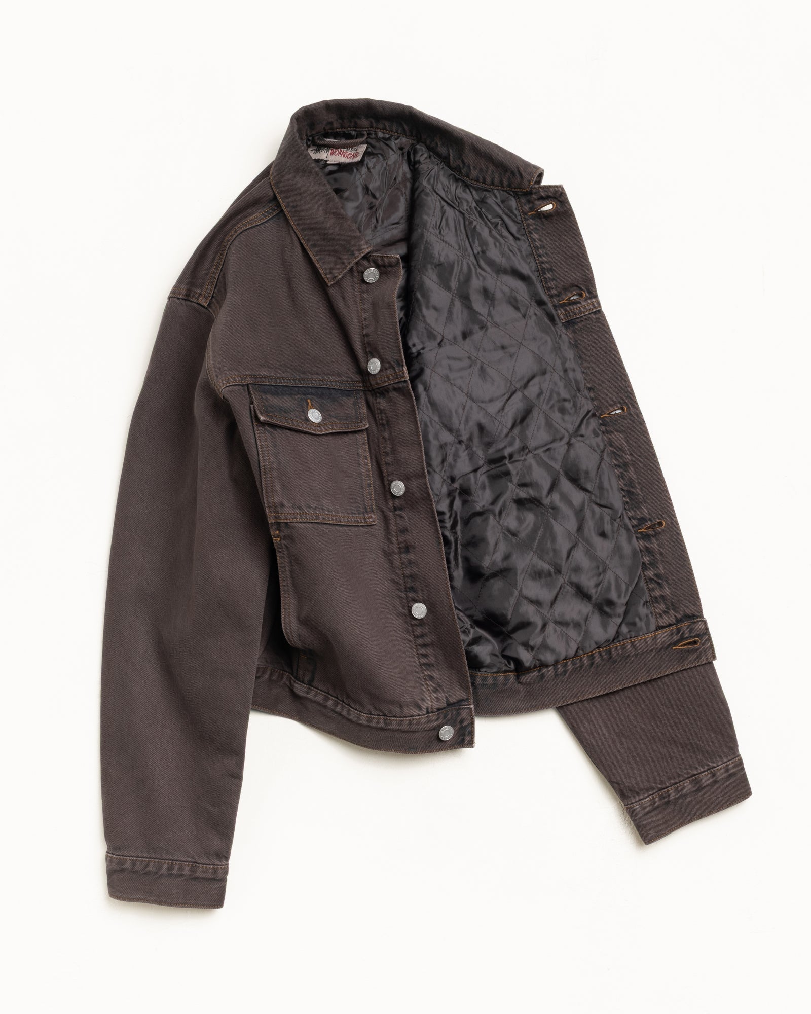 LINED DENIM TRUCKER JACKET