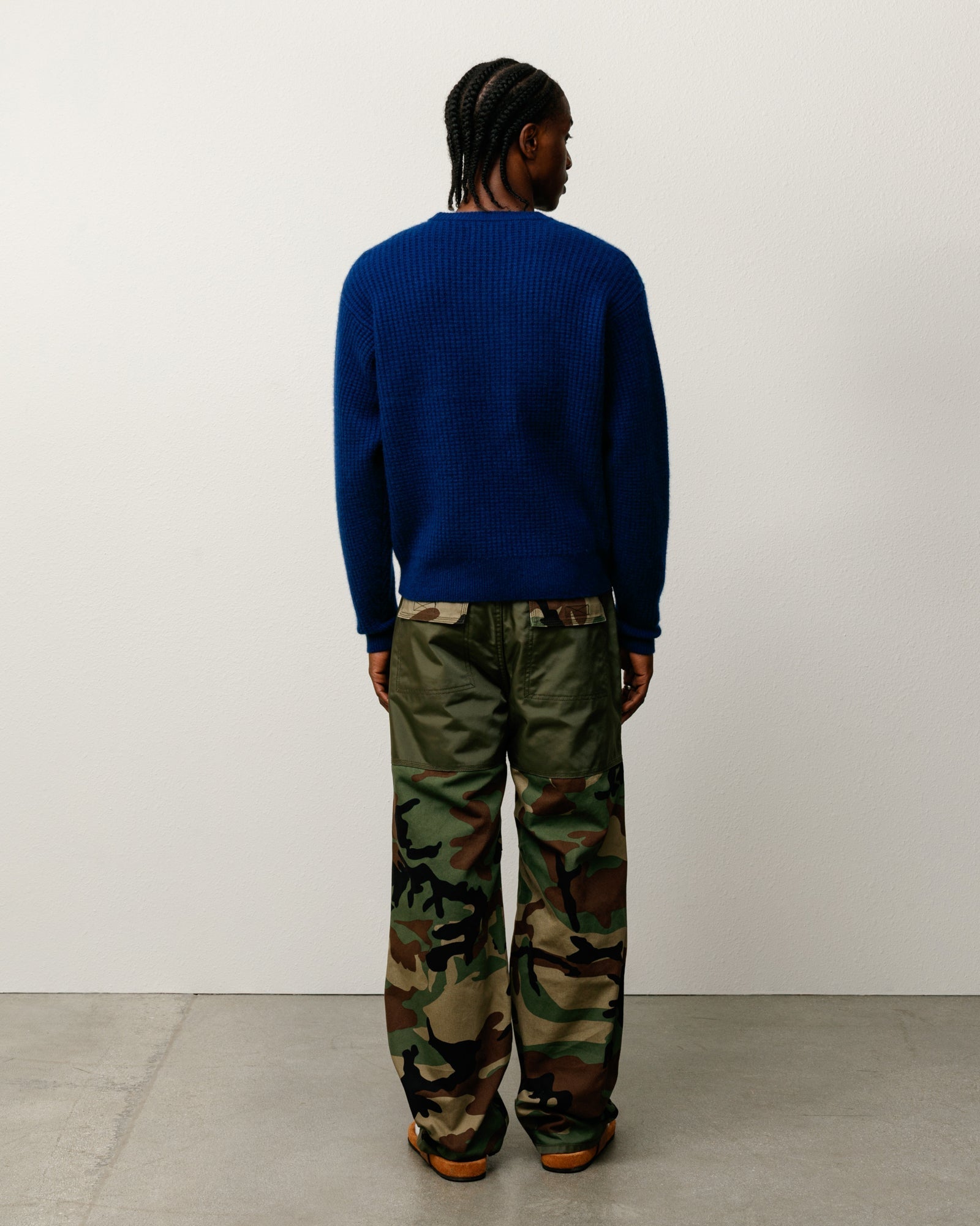 WAFFLE CASHMERE SWEATER