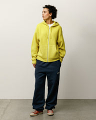 TEXTURED ZIP HOODED SWEATER
