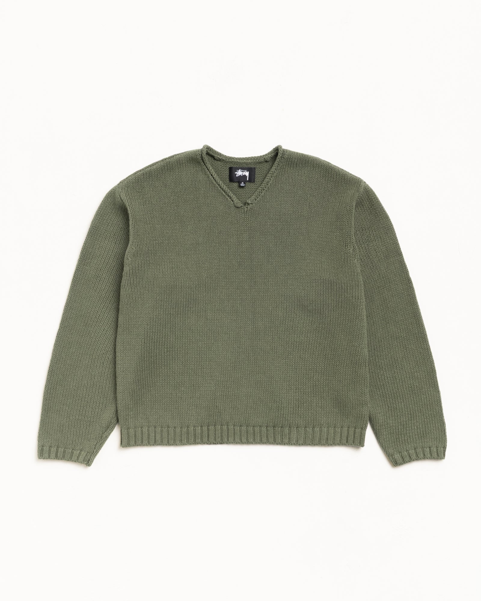 ROLL V NECK SWEATER