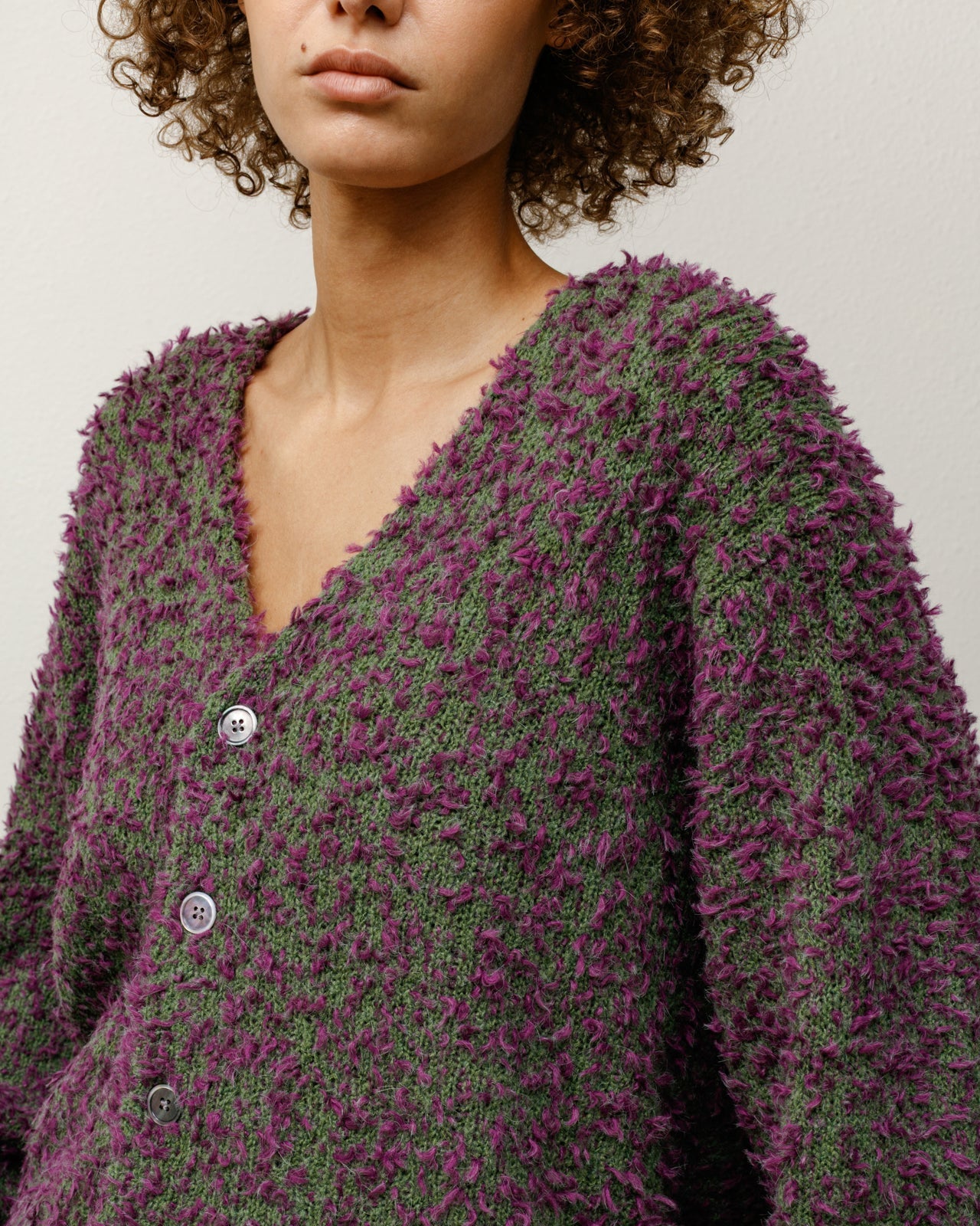 TEXTURED CARDIGAN