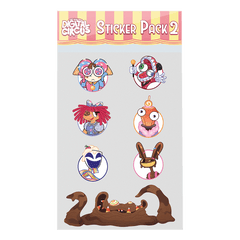 Digital Circus Sticker Pack 2